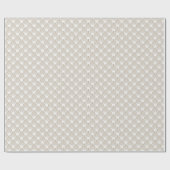 Elegant Gold Shell Pattern Cadeaupapier (Vlak)