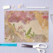 Elegant Gold Shimmer Floral-ontkoppeling Tissuepapier (Craft)
