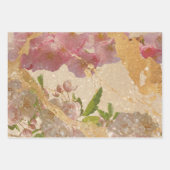 Elegant Gold Shimmer-Roos - Ontkoppeling Inpakpapier Vel (Voorkant)