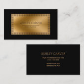 Elegant Gold Shimmer Visitekaartje (Voorkant / Achterkant)