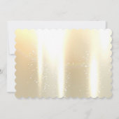 Elegant Gold Shiny Save the Date (Achterkant)