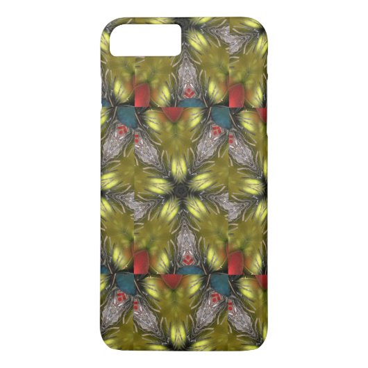 Elegant Gold Silver Kaleidoscoop kerstster Case-Mate iPhone Case (Achterkant)