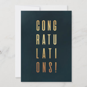 Elegant gold Simple typografie-felicitaties