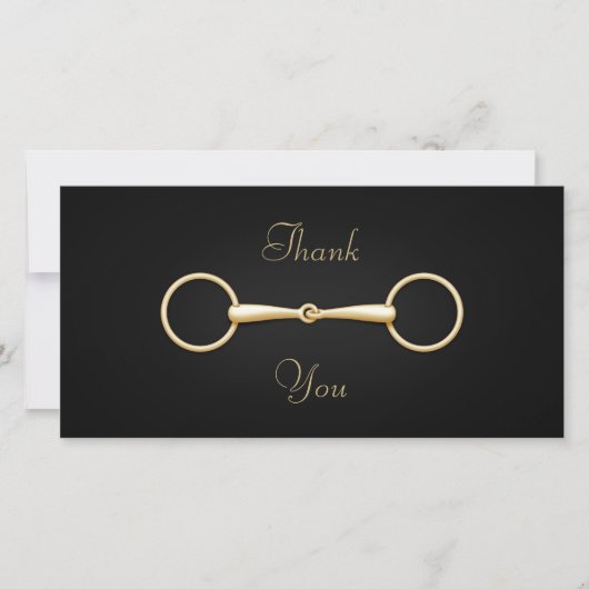 Elegant Gold Snaffle Bit Custom Equestrian (Voorkant)