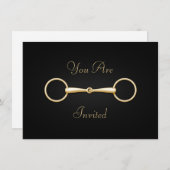 Elegant Gold Snaffle Bit Custom Equestrian (Voorkant / Achterkant)