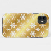Elegant Gold Snow Flake iPhone-draagtas Case-Mate iPhone Case (Achterkant (horizontaal))