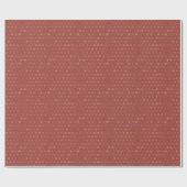 Elegant Gold Snowflake Christmas Holiday Burgundy Cadeaupapier (Vlak)