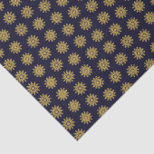 Elegant Gold Snowflake Holiday Tissue Paper Tissuepapier (Detail)
