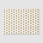 Elegant Gold Snowflake Holiday Tissue Paper Tissuepapier (Voorkant)