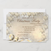 Elegant Gold Snowflakes, feestfeest voor bedrijven Kaart (Voorkant)