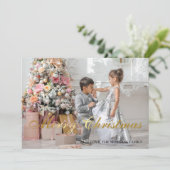 Elegant Gold Snowflakes, kerstboom, foto (Staand voorkant)