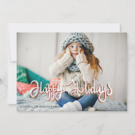 Elegant Gold Snowflakes Prettige feestdagen Foto