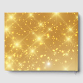 Elegant Gold Sparkle 2025 Afstuderen Custom School Gastenboek (Achterkant)