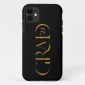 Elegant Gold Sparkle gepersonaliseerd script Afstu Case-Mate iPhone Case (Achterkant)