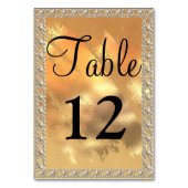 Elegant Gold Sparkle Wedding Kaart (Achterkant)