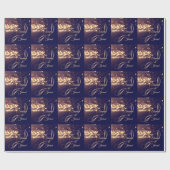 Elegant Gold Sparkle Wrapping Paper Cadeaupapier (Vlak)