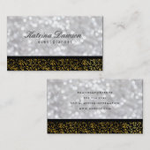 Elegant Gold Species met Bokeh Visitekaartje