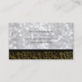 Elegant Gold Species met Bokeh Visitekaartje