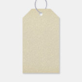 Elegant Gold St. Michael the Archangel Religious Cadeaulabel (Achterkant)