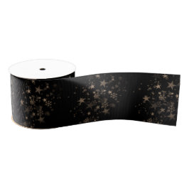 Elegant Gold Star Holiday New year Gifts  Grosgrain Lint
