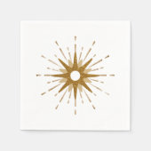 Elegant Gold Starburst Servet (Voorkant)
