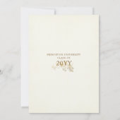 Elegant Gold Sterrennacht Graduation Party Kaart (Achterkant)