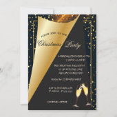 Elegant Gold Stippen Company kerst Kaart (Voorkant)