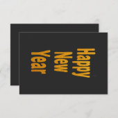 Elegant Gold Stitched Typography Classy Party Kaart (Voorkant / Achterkant)