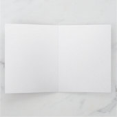 Elegant Gold Stitched Typography Classy Party Kaart (Binnen)