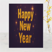 Elegant Gold Stitched Typography Classy Party Kaart (Gele Bloem)