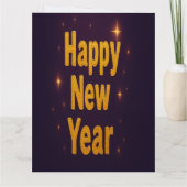 Elegant Gold Stitched Typography Classy Party Kaart (Achterkant)