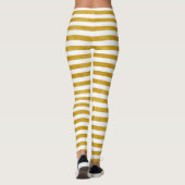 Elegant Gold Stripe - Aangepast voor uw kleur - Leggings (Achterkant)
