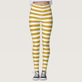 Elegant Gold Stripe - Aangepast voor uw kleur - Leggings