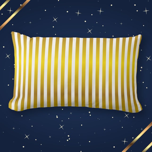 Elegant Gold Stripe Patroon Kussen (Creator heeft geüpload)