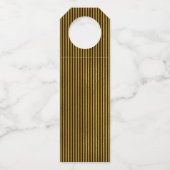 Elegant Gold Striped Corporate Flessenhanger (Achterkant)