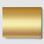 Elegant Gold Sunflower Weddenschap Gastenboek (Achterkant)