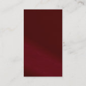 Elegant Gold Text Font Nostalgic Classic Look Visitekaartje (Achterkant)