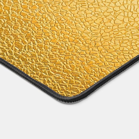 Elegant Gold Texture Desk Mat for Office (Hoek)