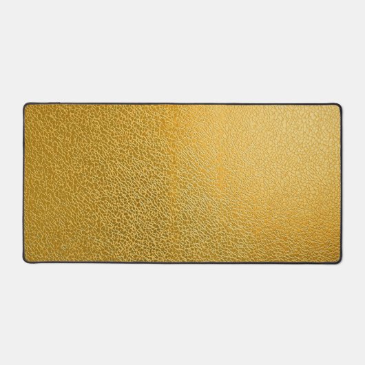 Elegant Gold Texture Desk Mat for Office (Voorkant)