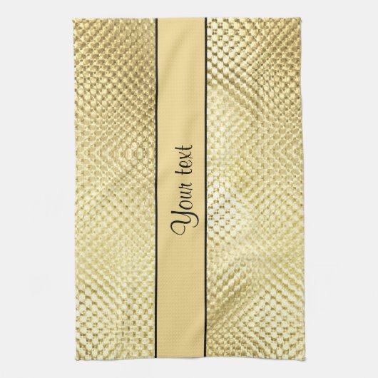 Elegant Gold Theedoek (Verticaal)