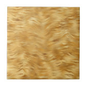 Elegant Gold Tiger Animal Print Tegeltje (Voorkant)