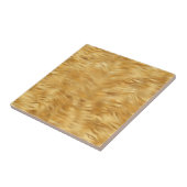 Elegant Gold Tiger Animal Print Tegeltje (Zijkant)