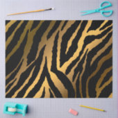 Elegant Gold Tiger Tissuepapier (Craft)