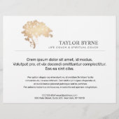 Elegant Gold Tree Logo Flyer (Voorkant)