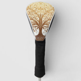 Elegant Gold Tree of Life Spiritual Celebration Golfheadcover