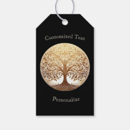 Elegant Gold Tree of Life Spiritual Zen Customize Cadeaulabel