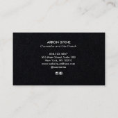 Elegant Gold Tree of Life Visitekaartje (Achterkant)