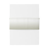 Elegant Gold  Uitnodigingen Wikkel (Achterkant Voorbeeld)