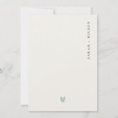 Elegant Gold Underwater Floral Fish Wedding Invite Bedankkaart (Achterkant)