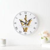 Elegant Gold V Diergeneeskunde Dierenarts Asclepiu Grote Klok (Huis)